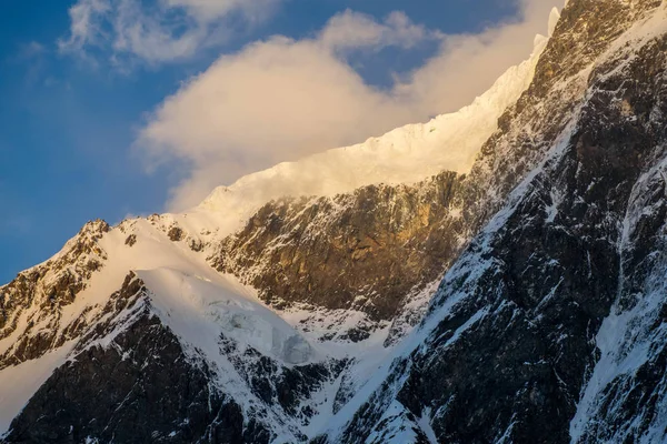 Vista Panorámica Del Pico Khan Tengri Tian Shan Kazajstán — Foto de Stock