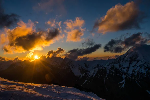 Festői Kilátás Khan Tengri Csúcs Tian Shan Kazahsztán — Stock Fotó