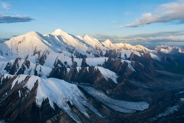 Vista Panorámica Del Pico Khan Tengri Tian Shan Kazajstán — Foto de Stock