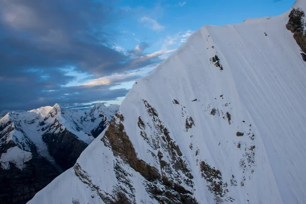 Vista Panorámica Del Pico Khan Tengri Tian Shan Kazajstán — Foto de Stock