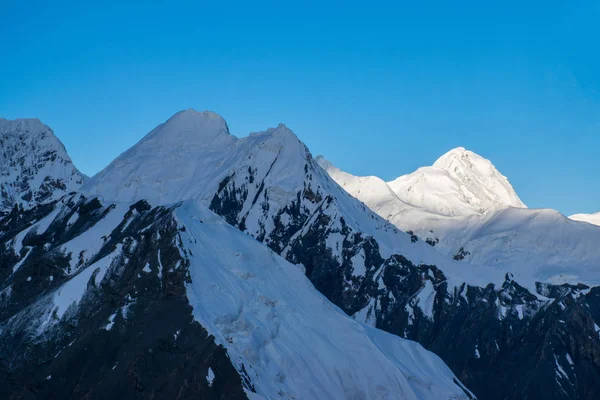 Vista Panorámica Del Pico Khan Tengri Tian Shan Kazajstán — Foto de Stock