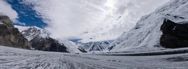 Vista Panorámica Del Pico Khan Tengri Tian Shan Kazajstán — Foto de Stock