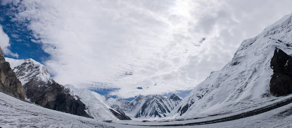 Vista Panorámica Del Pico Khan Tengri Tian Shan Kazajstán — Foto de Stock