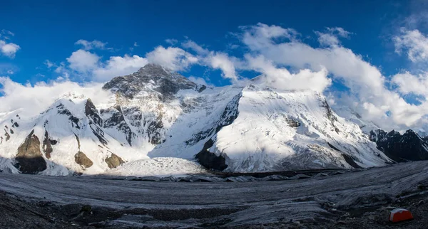 Vista Panorâmica Pico Khan Tengri Tian Shan Cazaquistão — Fotografia de Stock