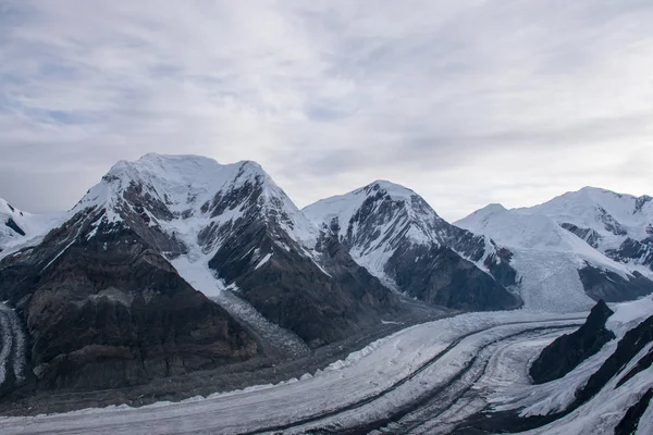 Vista Panorámica Del Pico Khan Tengri Tian Shan Kazajstán — Foto de Stock