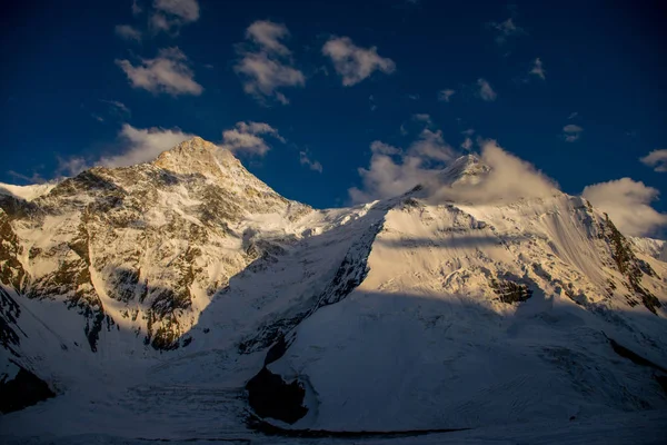 Vista Panorámica Del Pico Khan Tengri Tian Shan Kazajstán —  Fotos de Stock