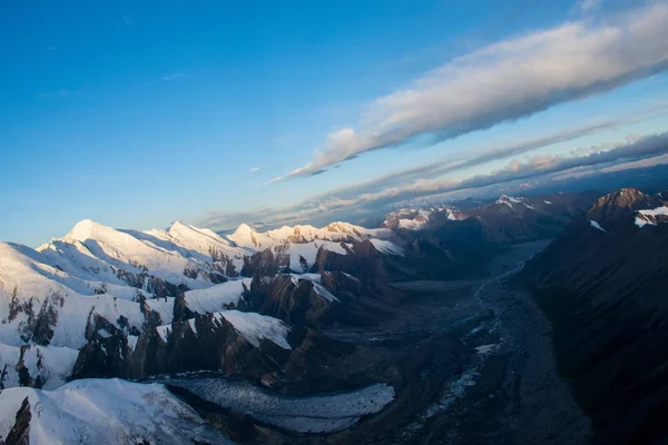 Vacker Utsikt Över Khan Tengri Topp Tian Shan Kazakstan — Stockfoto