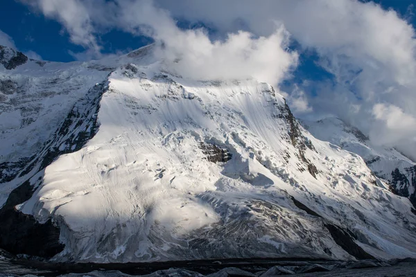 Vista Panorámica Del Pico Khan Tengri Tian Shan Kazajstán — Foto de Stock