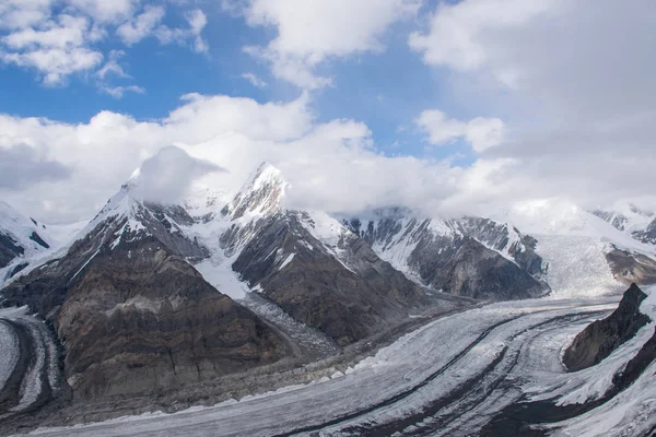 Widok Szczyt Khan Tengri Tian Shan Kazachstan — Zdjęcie stockowe