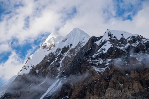 Vista Panorámica Del Pico Khan Tengri Tian Shan Kazajstán — Foto de Stock