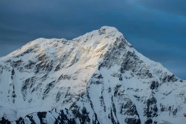 Vista Panorâmica Pico Khan Tengri Tian Shan Cazaquistão — Fotografia de Stock