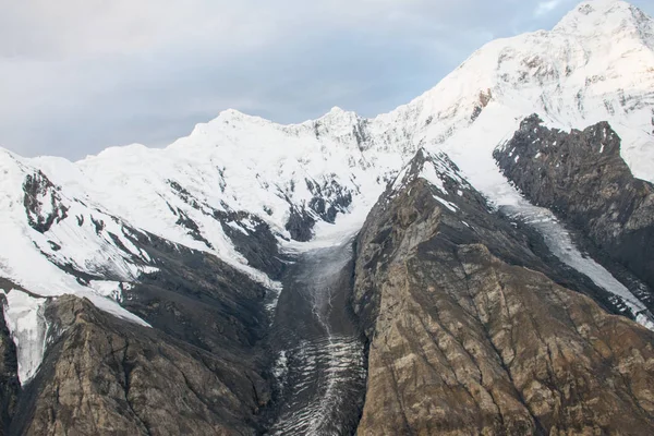 Vista Panorámica Del Pico Khan Tengri Tian Shan Kazajstán — Foto de Stock