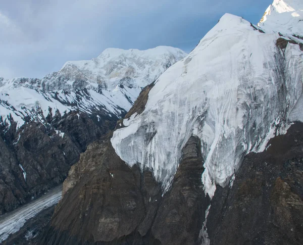 Widok Szczyt Khan Tengri Tian Shan Kazachstan — Zdjęcie stockowe