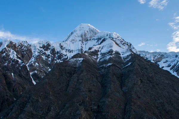 Vista Panorámica Del Pico Khan Tengri Tian Shan Kazajstán — Foto de Stock