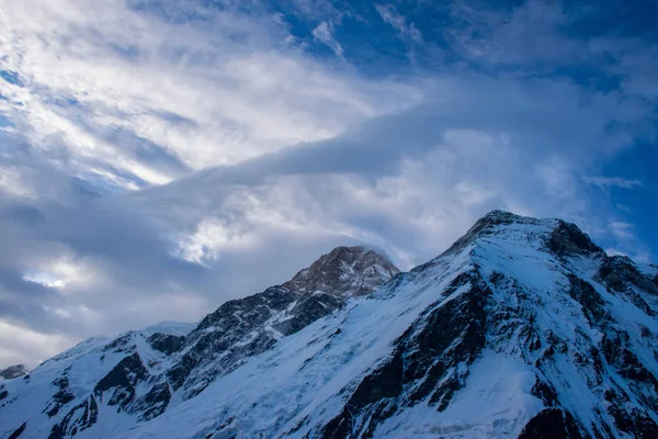 Scenic View Khan Tengri Peak Tian Shan Kazakhstan — Stock Photo, Image