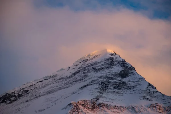 Vista Panoramica Della Vetta Khan Tengri Tian Shan Kazakistan — Foto Stock