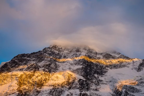 Vista Panorámica Del Pico Khan Tengri Tian Shan Kazajstán — Foto de Stock