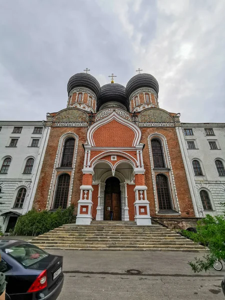 Вигляд Московської Міської Архітектури Туристична Концепція — стокове фото