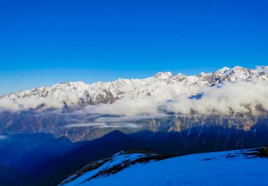 Alatau dağlarının manzarası, Tian Shan, Kazakistan