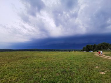 Kaluga bölgesinin manzarası doğa, Rusya
