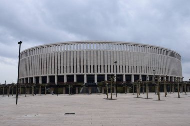 Gündüz Rusya 'nın Krasnodar şehrinin yanından geçiyor