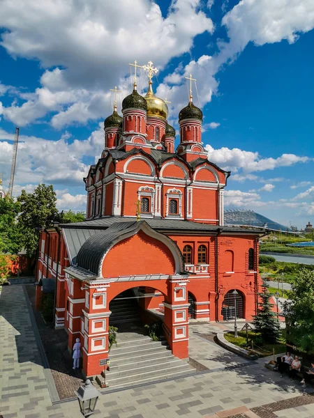 Zwiedzanie Architektury Miasta Moskwy Koncepcja Podróży — Zdjęcie stockowe