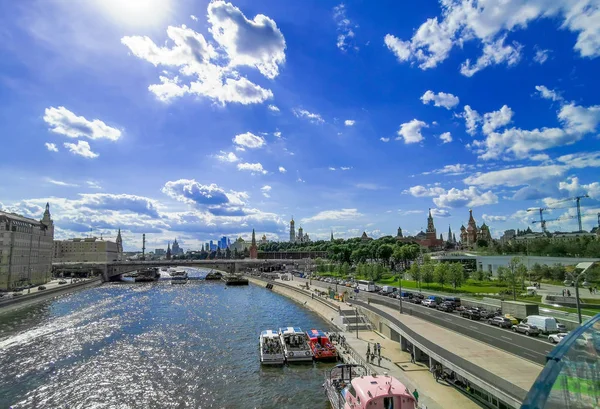 Reizen Door Moskou Stad Sightseeing Rusland — Stockfoto