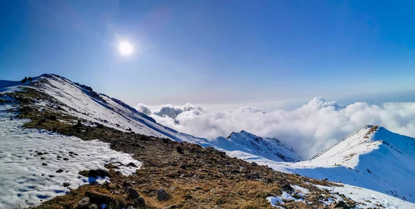 Живописный Вид Горы Алатау Тянь Шань Казахстан — стоковое фото