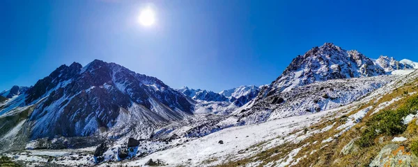 Vista Panorámica Las Montañas Alatau Tian Shan Kazajstán —  Fotos de Stock