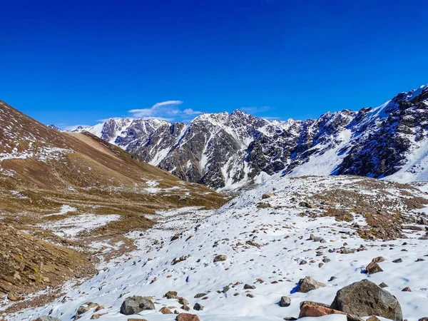 Vista Panorámica Las Montañas Alatau Tian Shan Kazajstán — Foto de Stock