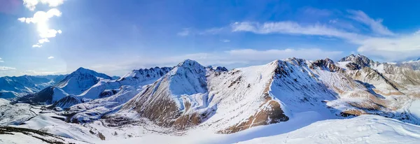 Vista Panorámica Las Montañas Alatau Tian Shan Kazajstán —  Fotos de Stock