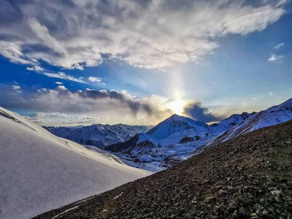 Alatau Dağlarının Manzarası Tian Shan Kazakistan — Stok fotoğraf