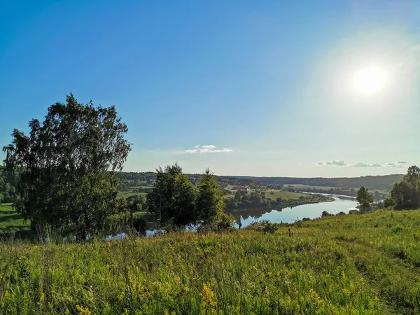 Malebný Pohled Krajinu Kalugy Rusko — Stock fotografie