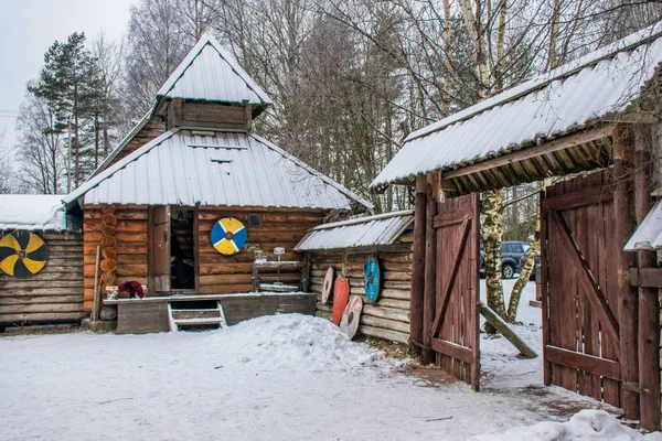 Ancient Medieval Village Viborg Russia — Stock Photo, Image