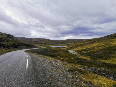 Nordkapp 'ın gündüz manzarası, Finnmark, Norveç 