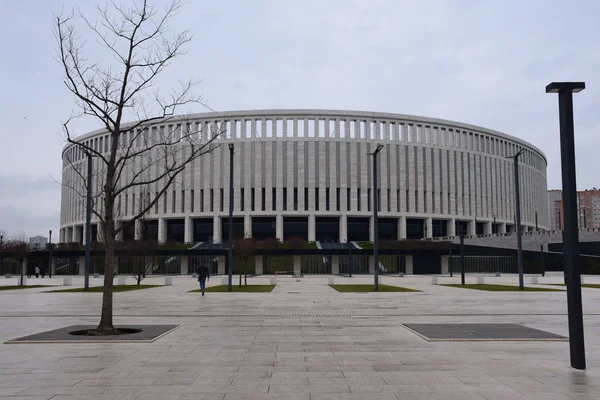 Caminando Por Ciudad Krasnodar Durante Día Rusia —  Fotos de Stock