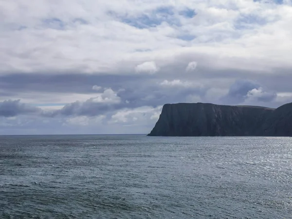 Widok Nordkapp Dzień Finnmark Norwegia — Zdjęcie stockowe