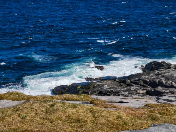 Nordkapp Gündüz Manzarası Finnmark Norveç — Stok fotoğraf