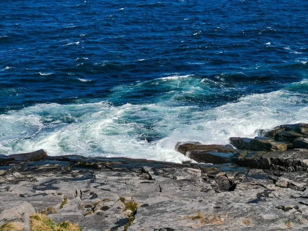 Widok Nordkapp Dzień Finnmark Norwegia — Zdjęcie stockowe