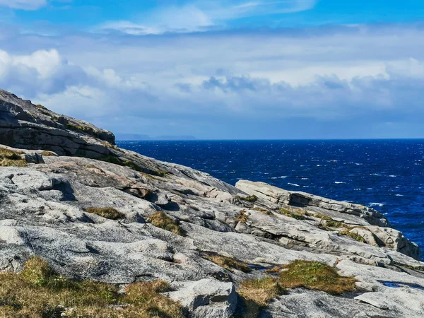 Widok Nordkapp Dzień Finnmark Norwegia — Zdjęcie stockowe