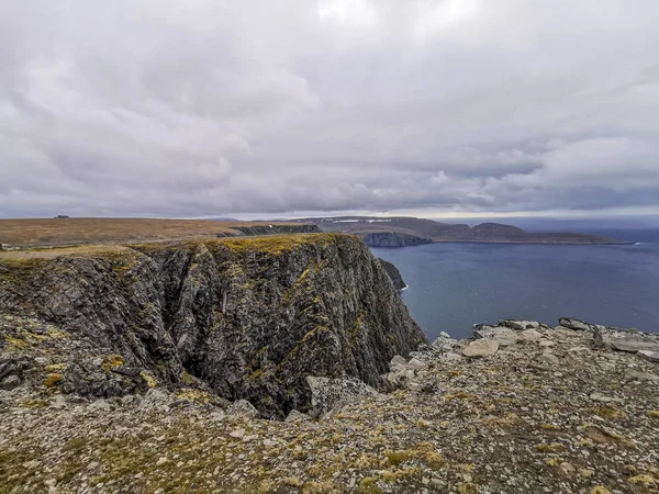 Vista Panorâmica Nordkapp Durante Dia Finnmark Noruega — Fotografia de Stock