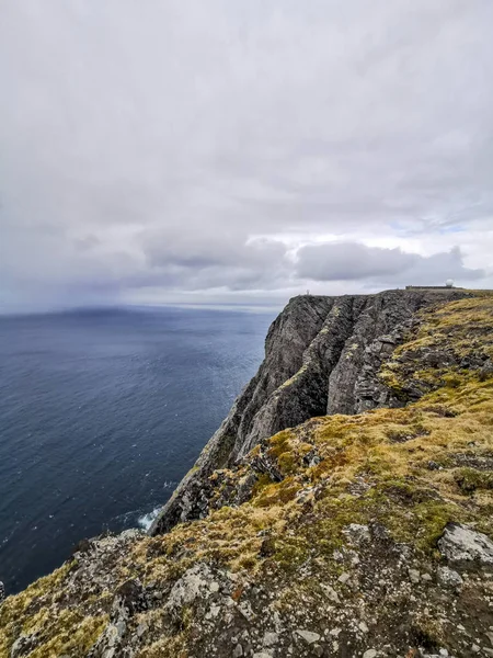 Panoramisch Uitzicht Nordkapp Overdag Finnmark Noorwegen — Stockfoto