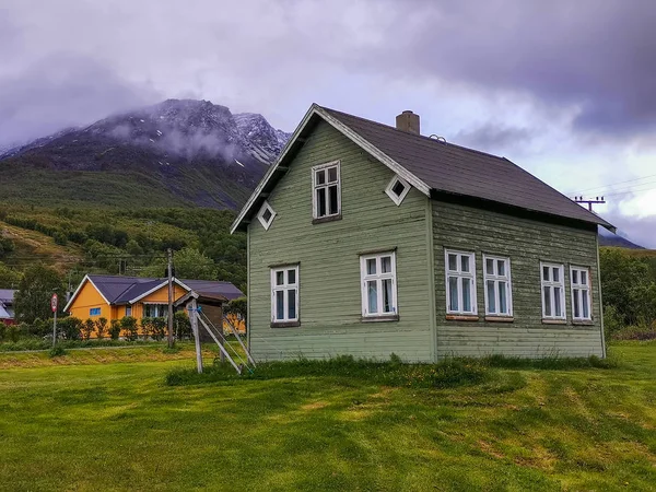 Architektura Tradycyjna Regionu Halti Finnmark Norwegia — Zdjęcie stockowe