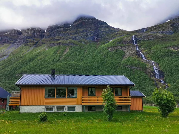 Architektura Tradycyjna Regionu Halti Finnmark Norwegia — Zdjęcie stockowe