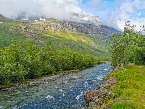 Widok Okolicę Halti Finnmark Norwegia — Zdjęcie stockowe