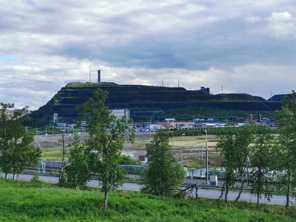 Viajando Por Kiruna Durante Dia Suécia — Fotografia de Stock