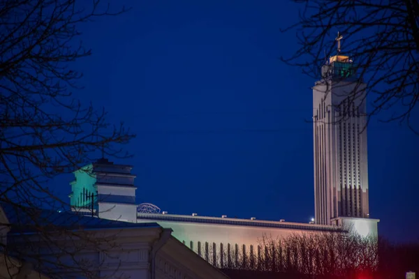 Convés Observação Torre Senhor Jesus Cristo Basílica Ressurreição Kaunas Lituânia — Fotografia de Stock