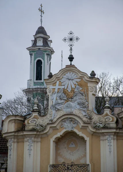 Vilnius Litauen Januari 2020 Gatorna Gamla Stan Dagen Varm Vinter — Stockfoto