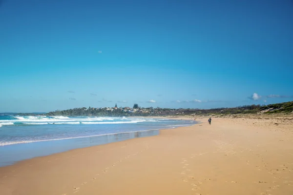 Ocean Piaszczysta Plaża Malownicza Plaża Bendalong Nsw Australia — Zdjęcie stockowe