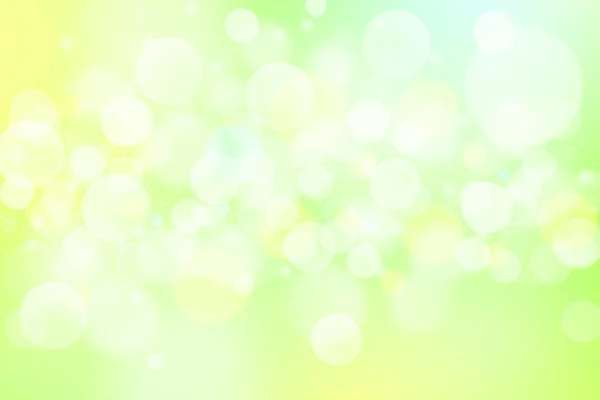 Green color tone bokeh abstract background. — Stock Photo, Image